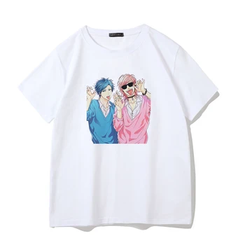 Îmbrăcăminte pentru femei Yarichin Club Harajuku Punk casual plus dimensiune hip-hop liber Ulzzang topuri de Epocă anime Japonez T-shirt, tricouri