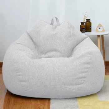Leneș confortabil fotoliu scaun umplutură lenjerie de pat fotoliu scaun sac de fasole perna baldachin canapea tatami camera de zi S/M/L