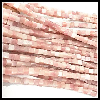 Natura roz opalul formă pătrată bijuterie de piatra siruri de caractere de dimensiune 4x4mm 6x6mm pentru farmecul bratari de a face constatările de bijuterii bijuterii accesorii