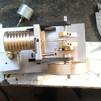 Aspirație Foc Tip Singur cilindru din metal Motor Stirling Model Modificat Suportul Versiune
