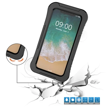 IP68 Impermeabil Telefon Caz pentru iPhone X XR XS Max 8 7 6 Plus 6S 360 Grele de protecție la Șocuri Cover Pentru iPhone 11 Pro Max