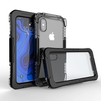 IP68 Impermeabil Telefon Caz pentru iPhone X XR XS Max 8 7 6 Plus 6S 360 Grele de protecție la Șocuri Cover Pentru iPhone 11 Pro Max