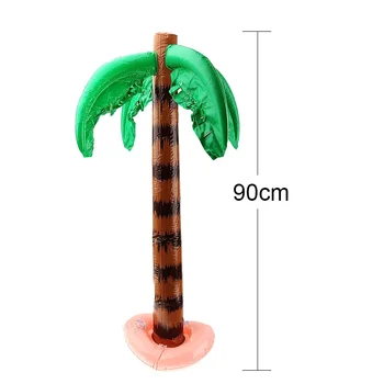 90cm Gonflabile Arunce în aer Hawaiian Palmier Tropical Beach Pool Party Decor Jucărie Consumabile OCT998