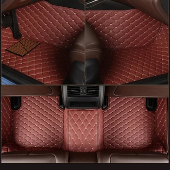 Piele auto Personalizate podea mat pentru FORD Explorer Marginea Ecosport Scăpa de Expediție F-150 Falcon Fiesta covor accesorii auto