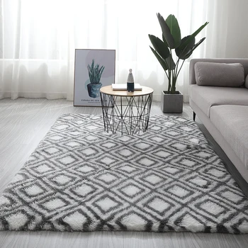 Modern Nordic covor dormitor pluș mat etaj living, masă de cafea tatami covor diverse model floare carpet copil crawling mat