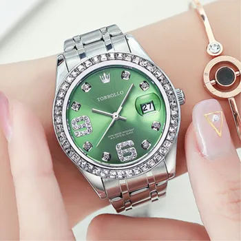 Femei Ceas de Brand de Top doamnelor ceas de argint 2018 bratara Femei Ceasuri de lux Rezistent la Apă Cu cutie de Original