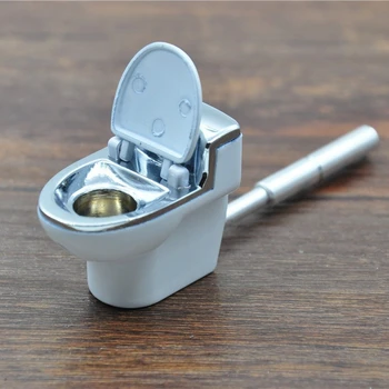 Mini Toaletă Model Conducte Metalice Tutun De Fumat Conducte Cadou Moara Fuma Iarba Polizor Tutun De Pipă, Accesorii De Fumat