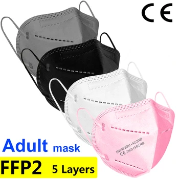 FFP2 măști de față mască de gripa masti faciale KN95 filtrare maske fp2 praf proteja gura masca ffp2maske KN95