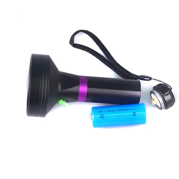 TOPCOM 390nM Negru lumina Lampa UV Detector USB Reîncărcabilă Puternică 100 LED-uri Scorpion Finder Lanterna cu Acumulator 26650