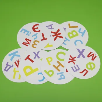 Carte de joc este la fața locului alfabetul rus de 20 de carti de joc pentru copii să învețe o familie distractiv joc de partid cadouri