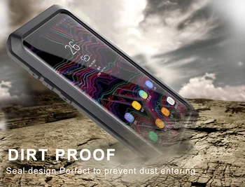 Grele de Protecție Doom Armura de Metal carcasă din Aluminiu pentru Samsung Galaxy S8 S9 Plus S7 S6 S5 Note 3 4 5 8 9 Capac rezistent la Șocuri