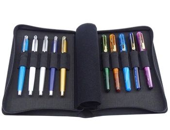 KACO Pen Husă de Caz Creion Sac Disponibile pentru 10 Stilou / Rollerball Pen Caz, Titularul de Depozitare Organizator Sac Impermeabil Negru