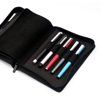 KACO Pen Husă de Caz Creion Sac Disponibile pentru 10 Stilou / Rollerball Pen Caz, Titularul de Depozitare Organizator Sac Impermeabil Negru