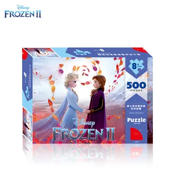 100/200/500 Piese Disney Frozen 2 Mulan Elsa, Anna, Olaf Puzzle-uri Distractive Printesa Fierbinte Jucarie Cadou pentru Copii