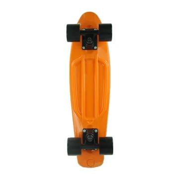 22.5 X 6 Inch Skateboard Plastic Pește Banana Bord Patinaj Punți pentru Sport în aer liber Pește Bord Non-Alunecare de Punte