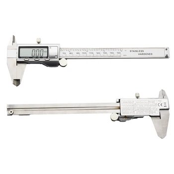 0-150mm oțel inoxidabil digital șubler cu vernier, șublere de metal instrumente de măsurare instrumentul de 6 inch metal
