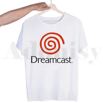 Dreamcast Tribut Vârtej Harajuku Barbati Tricou de Imprimare Tees T-shirt de sex Masculin Topuri Hip Hop Casual Amuzant Tricou