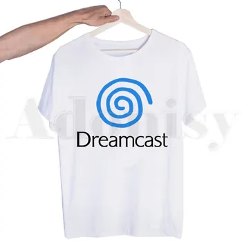 Dreamcast Tribut Vârtej Harajuku Barbati Tricou de Imprimare Tees T-shirt de sex Masculin Topuri Hip Hop Casual Amuzant Tricou