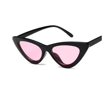 Femei la modă ochelari de soare Retro Sexy, Mic ochi de Pisica ochelari anti-orbire Ochelari Femei Triunghiular Ochelari de Soare cadou de crăciun