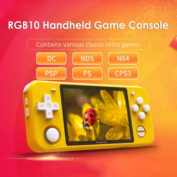 POWKIDDY RGB10 Sistem Open Source Handheld Consola de jocuri RK3326 Chip de 3.5-Inch Ecran HD IPS 3D Rocker Retro Joc de Copii Cadou