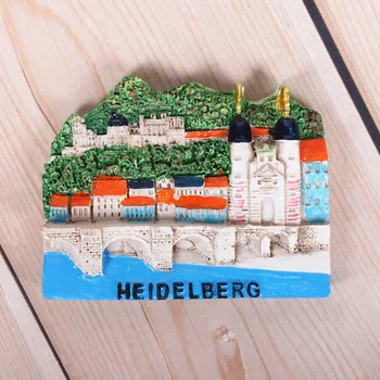 Germană frigider lipite Berlin clădire magnet lipit 3d magneți de frigider Heidelberg Catedrala din Köln Mondială a turismului suveniruri
