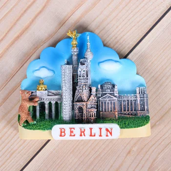 Germană frigider lipite Berlin clădire magnet lipit 3d magneți de frigider Heidelberg Catedrala din Köln Mondială a turismului suveniruri