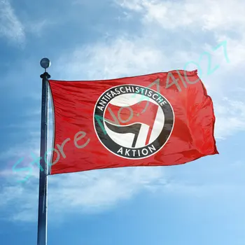 Antifaschistische aktion PAVILION 90x150cm 100D poliester steagul personalizat banner