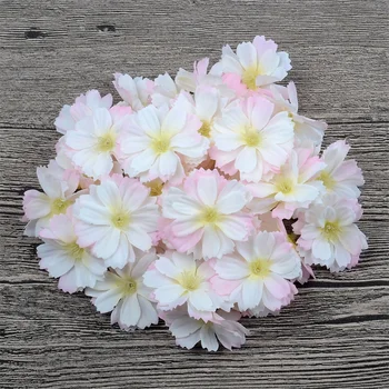 500pcs Mini Mătase Artificială Daisy Capete de Flori 4cm Pentru Nunta Praty Decor lucrate manual DIY Ghirlanda Accesorii Flori False
