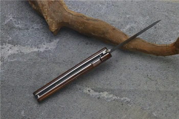 Stilou mic flip briceag rulment M390 lama American nisip mâner de fier în aer liber camping multi-scop de vânătoare EDC instrument