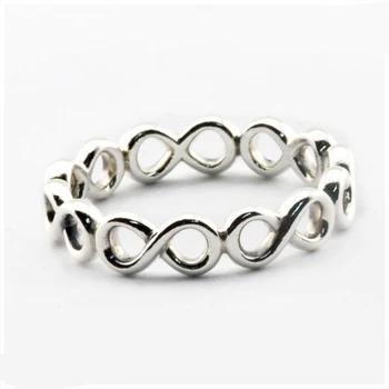 Infinite Shine Inele de Argint pentru Femei Stil Simplu Argint 925 Inele Bijuterii Dragostea pentru Totdeauna Clasic Feminin Ring Bijuterii