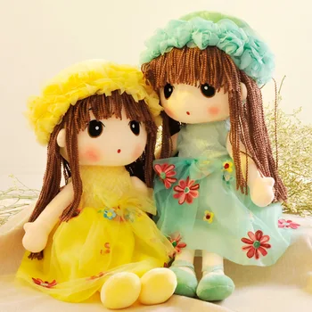 Fierbinte Jucării de pluș Drăguț Zână Floare Mayfair Păpușă Copil De 5 Culori Împace Papusa Perne Cadouri Fete