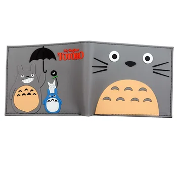 Drăguț Totoro Silicon Scurt Portofel Carte de IDENTITATE Monedă Titularul Anime Portmonee