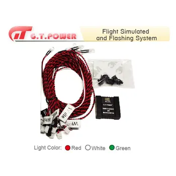 GT Puterea de Zbor Simulat și Intermitent Sistem de navigare lumina pentru RC avion de aeronave model de control radio