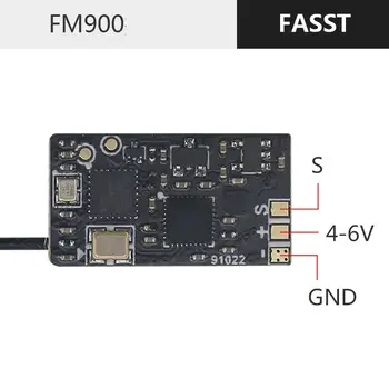 FEICHAO FM900 2.4 G FASST RSSI rețelelor conținând metal Micro Receptor pentru Futaba T8FG T14SG T16SZ T18SZ T18MZ T32MZ Transmițător FPV Interior Drone