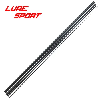 LureSport 2sets 2.1 m 2,4 m 2,7 m 3m 4 secțiuni Negru Mat Călătorie de Pescuit de Carbon blank M Putere Rod Building Component Reparații DIY