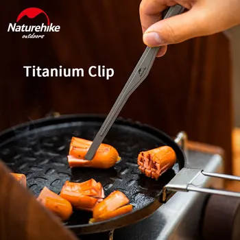Naturehike în aer liber Multifunctional Titan Clip Gratar Picnic Clip Rezistent la Temperaturi Ridicate Pure alimente de Înaltă calitate clește
