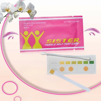 100 buc Femeile Vaginale inflamație test Nou tip genitale Feminine boli auto-test card pentru femei PH de sănătate auto-test hârtie