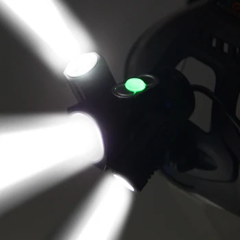 Reîncărcabilă 10000LM 3 x T6+2R5 LED Reglabil de biciclete Biciclete Far cu Zoom Impermeabil Faruri Cap de Lumină Lampă în aer liber Lanterna