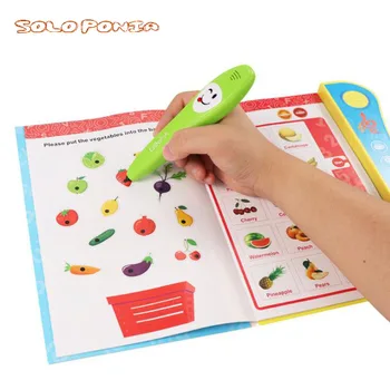 Multi-funcție Electronice de Lectură în limba engleză de învățare carte cu smart logica pen interacțiune părinte-copil jucării Educative pentru copii