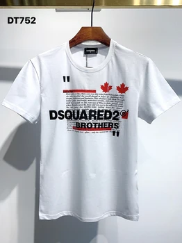 De peste mări Autentic 2020 NOU T-Shirt D2 O-Gât Scurt, tricouri cu maneca Topuri DSQ2 Îmbrăcăminte pentru Bărbați DT752