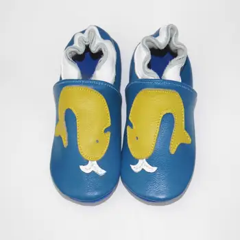 Garantat moale cu talpi de pantofi pentru copii din Piele baietel pantofi pentru copii papuceii pentru nou-născuți piele de oaie primul copil de pietoni