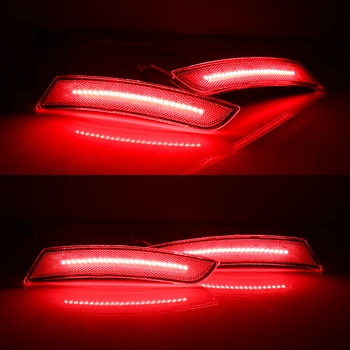 De înaltă Calitate 2 BUC Afumat / Obiectiv Clar, de un Roșu Strălucitor Full LED T10 Lateral Spate, Lumini de poziție Pentru 2016-2018 6 Gen Chevrolet Camaro