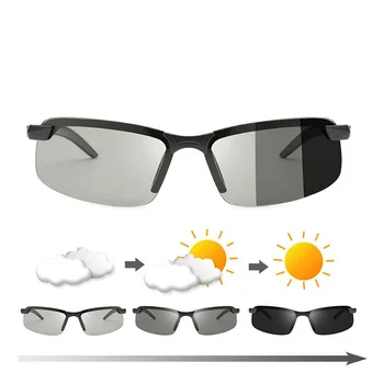 ERILLES Clasic Fotocromatică Bărbați ochelari de Soare Polarizat de Conducere Cameleon Ochelari de sex Masculin Schimba Culoarea UV400 Ochelari de Gafas De Sol