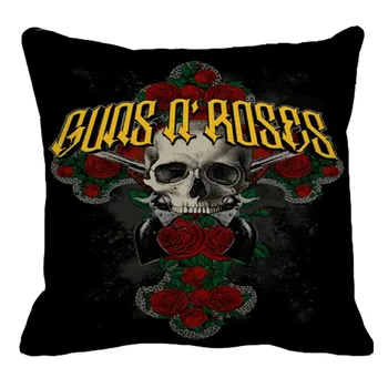 XUNYU Legendă Americană Trupa Rock Guns N 'Roses Lenjerie de Decor față de Pernă față de Pernă Canapea Talie Pernă XL033