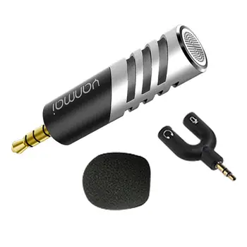 Profesionale Unidirecțional R1 Mini Electret Condensator Microfon Fără Fir Telefon Mobil Microfone Record Pentru Talk-Show De Vorbire