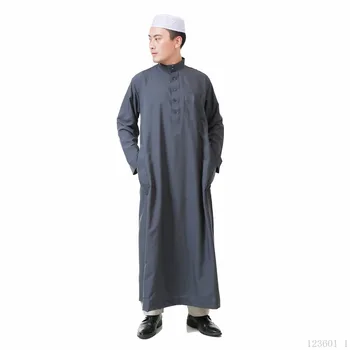 Arab Islamic Abaya Imbracaminte Barbati Jubba Echipa Robe Rochie Musulman Din Arabia Saudită Galabia Ropa Hombre Qamis Homme Costume Cosplay