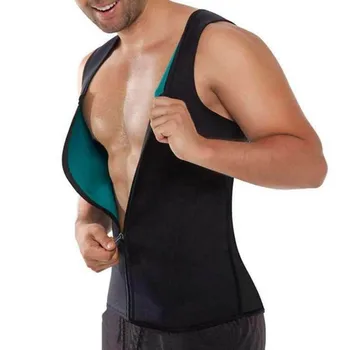 2020 Bărbați Talie Antrenor Vesta pentru Weightloss Fierbinte Neopren Corset Body Shaper cu Fermoar Shapewear Centura de Slabit Belly Bărbați