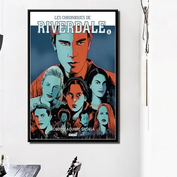 Riverdale Fierbinte serial TV Show Arta Pictura pe Pânză de Mătase Poster de Perete Decor Acasă картины на стену