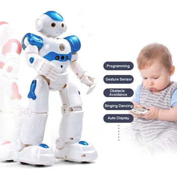 Control de la distanță Robotul Robot de Jucărie Cântând Talking Robot Inteligent Pentru Copii Jucărie de Învățământ Pentru Copii Defender USB RC Robot