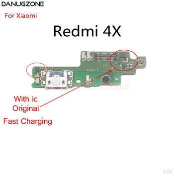 Original USB Dock de Încărcare Soclu Conector de Încărcare de Bord Flex Cablu Pentru Xiaomi Redmi 8 8A 3S 6 6A 5A 5 4X 4A 4 Pro Rapid de Încărcare